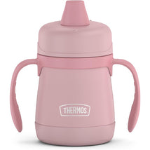 Thermos Stainless Steel Sippy Cup with Handles 7 oz - Rose Image 1