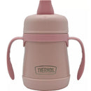 Thermos - 7 Oz. Stainless Steel Sippy Cup W/ Handles Simple Pastels, Rose Image 1