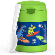 Thermos FUNtainer 10 Oz. Stainless Steel Non-Licensed Funtainer Food Jar Daring Dinos Image 1