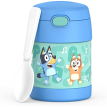 Thermos FUNtainer 10Oz. Funtainer Food Jar With Plastic Folding Spoon Bluey Image 1