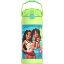 THERMOS FUNTAINER 12Oz Kids Stainless Steel Vacuum Insulated Water Bottle with Lid, Moana 2 Image 1