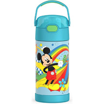 Thermos FUNtainer Stainless Steel Water Bottle 12 oz - Mickey Mouse Clubhouse Image 1