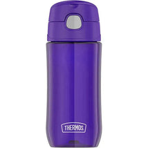 Thermos Funtainer Hydration Plastic Bottle With Spout Lid 16 Oz, Purple Image 1