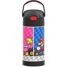 Thermos FUNtainer Stainless Steel Water Bottle 12 oz - Mario Image 1