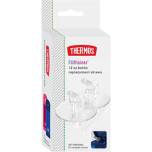 Thermos FUNtainer Replacement Straw Set - 2 Pack Clear Image 1