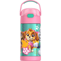 Thermos FUNtainer Stainless Steel Water Bottle 12 oz - Paw Patrol Girl Image 1