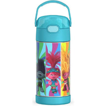THERMOS - Vacuum Insulated Stainless Steel 12oz Straw Bottle Trolls3 Image 1