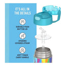 THERMOS - Vacuum Insulated Stainless Steel 12oz Straw Bottle, Trolls3 Image 4