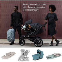 Thule - Urban Glide 3 Double Child All-Terrain Stroller, Black Image 2