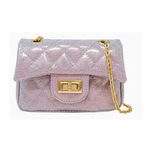 Tiny Treats - Classic Quilted Sparkle Mini Purse, Baby Purple Image 1