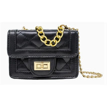 Tiny Treats - Tiny Classic Quilted Mini Purse, Black Image 1