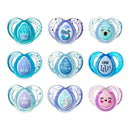 Tommee Tippee - 3Pk Closer To Nature Day & Night Glow-in-the-Dark Pacifiers, 6/18M (Colors May Vary) Image 1