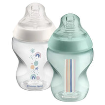 Tommee Tippee - 2Pk Closer To Nature 9Oz, Deco Bottle Boy Image 1