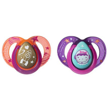 Tommee Tippee - 2Pk Night Time Pacifiers, Colors May Vary Image 2