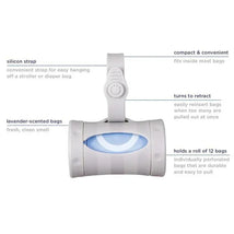 Ubbi - Retractable On the Go Bag Dispenser for Travel Image 2