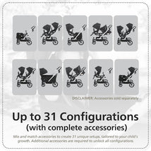 Unilove - Trio Trolly Wagon with Stroller Accessories Image 2