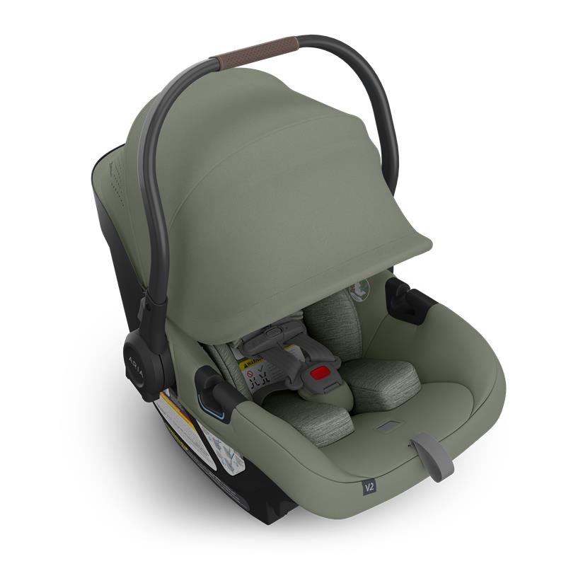 Uppababy - Aria V2 Lightweight Infant Car Seat, Evelyn (Meadow Green) Image 4