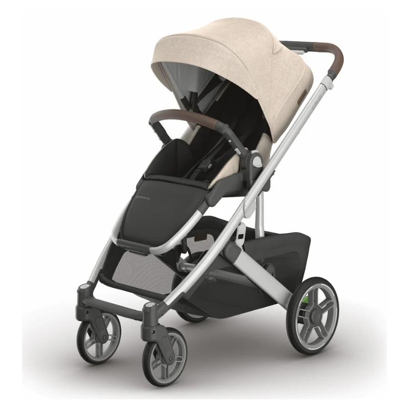 Uppababy - Cruz V3 Stroller Declan (Oat Mélange/Silver Frame/Chestnut Leather) Image 1