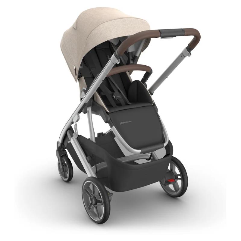 Uppababy - Cruz V3 Stroller Declan (Oat Mélange/Silver Frame/Chestnut Leather) Image 5
