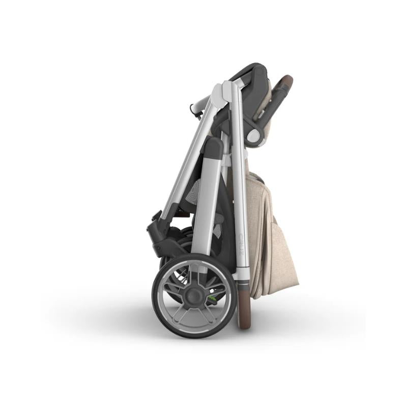 Uppababy - Cruz V3 Stroller Declan (Oat Mélange/Silver Frame/Chestnut Leather) Image 9