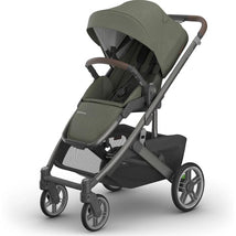 Uppababy - Cruz V3 Stroller, Evelyn (Meadow Green/Graphite Frame/Chestnut Leather) Image 1