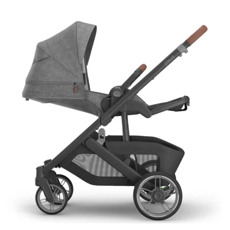 Uppababy - Cruz V3 Stroller Greyson (Charcoal Mélange/Carbon Frame/Saddle Leather) Image 8