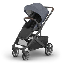 Uppababy - Cruz V3 Stroller, Julian (Dusty Blue Mélange/Carbon Frame/Chestnut Leather) Image 1
