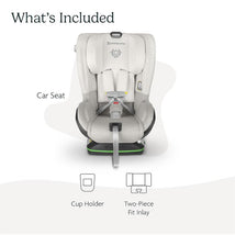 Uppababy - Knox Convertible Car Seat, Bryce White and Grey Marl Image 2