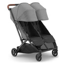 Uppababy - Minu Duo Side By Side Compact Double Stroller, Greyson (Charcoal Mélange/Carbon Frame/Saddle Leather) Image 3