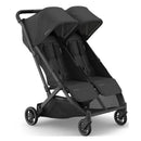 Uppababy - Minu Duo Side By Side Compact Double Stroller, Jake (Charcoal/Carbon Frame/Black Leather) Image 1