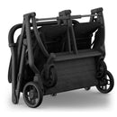 Uppababy - Minu Duo Side By Side Compact Double Stroller, Jake (Charcoal/Carbon Frame/Black Leather) Image 7