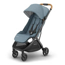 Uppababy - Minu V3 Compact Stroller, Dillan (Stone Blue/Carbon Frame/Sand Leather) Image 1