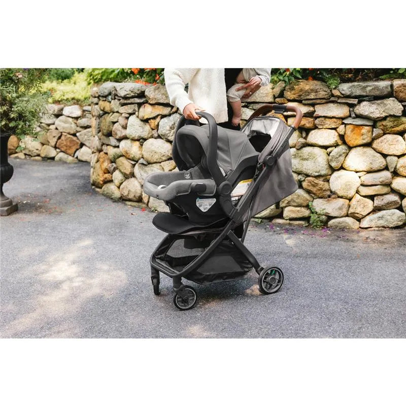 Uppababy - Minu V3 Compact Stroller, Greyson (Charcoal Mélange/Carbon Frame/Saddle Leather) Image 2