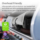 Uppababy - Minu V3 Compact Stroller, Savannah (Pearl Gray Melange/Carbon Frame/Chestnut Leather) Image 3