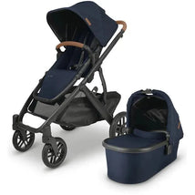 Uppababy - Vista V2 Stroller, Noa (Navy/Carbon/Saddle Leather) Image 1