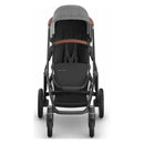 Uppababy - Vista V3 Stroller, Greyson (Charcoal Mélange/Carbon Frame/Saddle Leather) Image 4