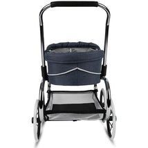 Valco Baby - Classic Denim Blue Bassinet Doll Stroller Image 2