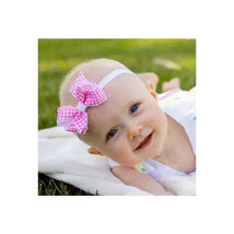 Wee Ones - 2Pk Add-A-Bow Elastic Girls Baby Bands, Red Image 2