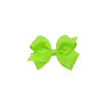 Wee Ones Basic Grosgrain Bow - Apple Green Image 1
