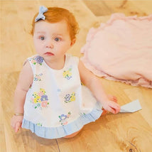 Wee Ones - Classic Grosgrain Hair Bows on a WeeStay No-Slip Hair Clip, Tiny, Millennium Blue Image 2