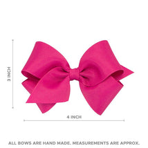 Wee Ones Girls' Classic Grosgrain Hair Bow on a Matching Baby Hair Band, For All Hair Types, Small Bow, 6-24 Months, Light Pink Image 3