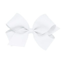 Wee Ones - Girls' Plain Wrap Classic Grosgrain Hair Bows on a WeeStay No-Slip Hair Clip Image 1