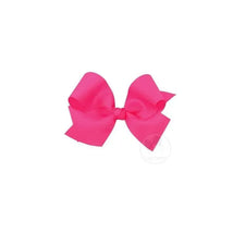 Wee Ones King Classic Grosgrain Hair Bow (Knot Wrap), Pink Image 1