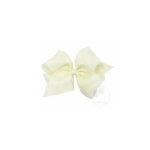 Wee Ones King Organza Overlay Bow, Antique White, Size 6.25 X 5 (2 1/4 Ribbon) Image 1