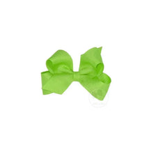 Wee Ones Mini Classic Grosgrain Hair Bow, Size 3.25 X 2 (7/8 Ribbon), Grasshopper Image 1