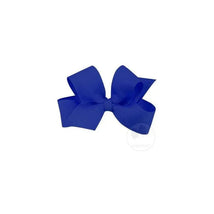 Wee Ones Mini Classic Grosgrain Hair Bow, Size 3.25 X 2 (7/8 Ribbon), Royal Blue Image 1