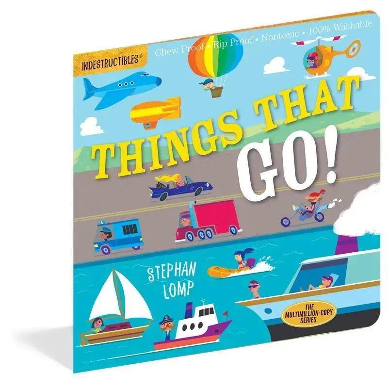 Workman Publishing Indestructibles Things That Go Book Image 1