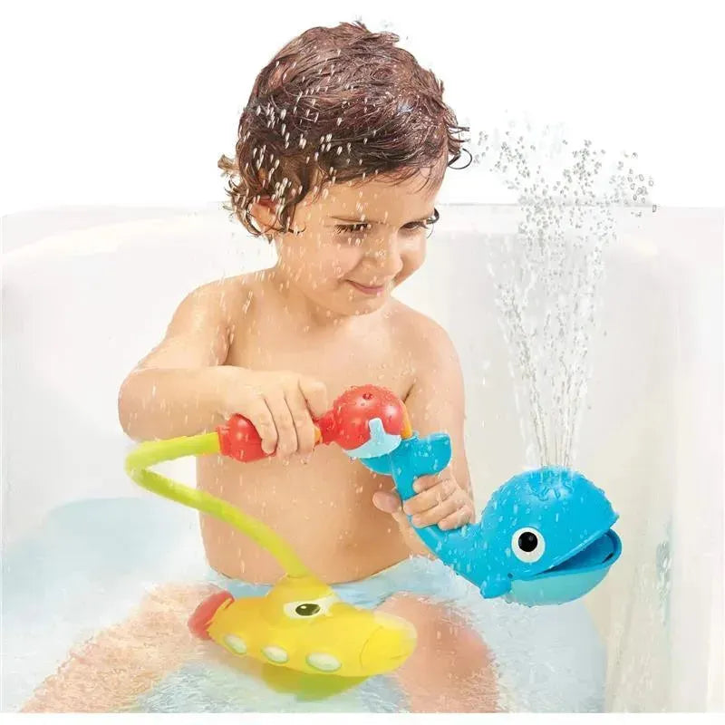 Yookidoo - Baby Bathtime Toy Submarine Spray Whale Image 3