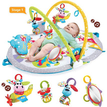 Yookidoo - Baby Gym Lay to Sit-Up Playmat, 3-in-1 Newborns Activity Center with Tummy Time Toys Image 1