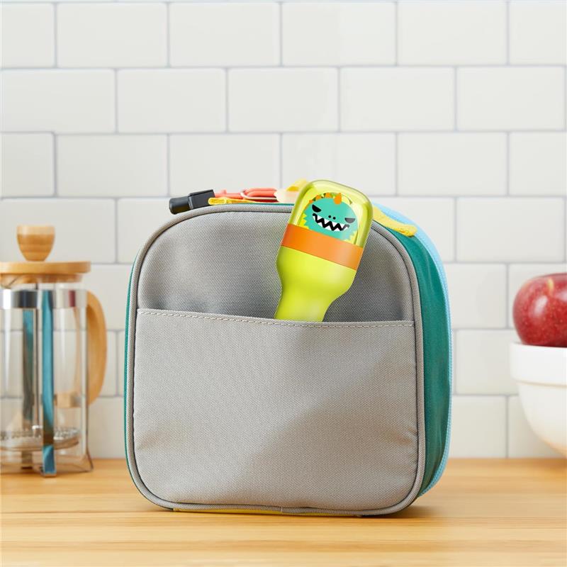 Zoku - Kids Pocket Utensil Set, Green Dino Image 5